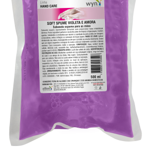 SABONETE ESPUMA/SPRAY SOFT SPUME VIOLETA E AMORA BAG C/ PLUG IN 500ML